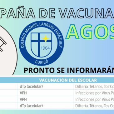 CAMPAÑA DE VACUNACIÓN AGOSTO